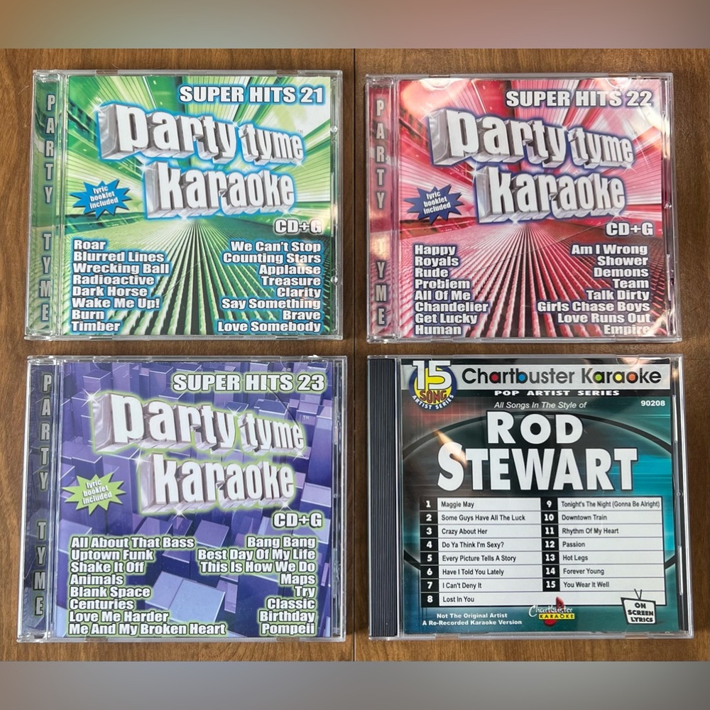 Party Tyme Karaoke Super Hits Bundle
